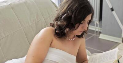 Hollie Mack - Lovestick riding scene with a fresh blonde Hollie Mack - nvdvid.com