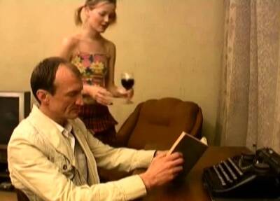 Wanton maid Sasha F. gets hammered from behind - nvdvid.com