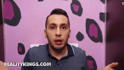 Finds Jerking Off In The Club Bathroom & Sucks His Cock With Raul Costa - hclips.com