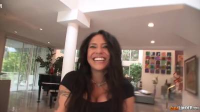 Passionate & Bubbly Latina Tittyfucks & Devours Dick - upornia.com