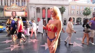 Blonde Wonder Woman - hclips.com