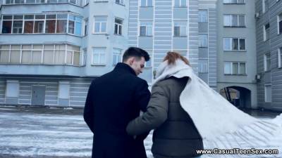 Cock puts a smile on Iris Kiss Kiss face - sexu.com