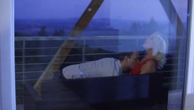 Zazie Skymm - Petite blonde enjoys intimate date - veryfreeporn.com - Hungary