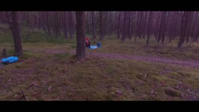 Scared schoolgirl got chased through the woods and fucked by a stalker - veryfreeporn.com