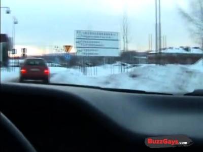 Me and a young swedish man in car - icpvid.com - Sweden
