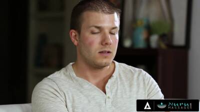 NURUMASSAGE Dominant Masseuse Dirty Talks Him Into Hard Fuck With Cumshot - txxx.com