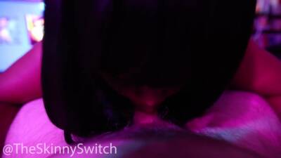 Ebony In Lingerie Gives Bj Ending In Sloppy Cumshot - hclips.com