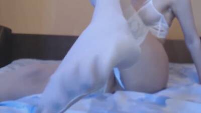 Foot Fitish In Very Delicate White Lingerie - upornia.com