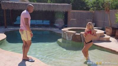 Olivia Austin - Ricky Johnson - Poolside Fucking - veryfreeporn.com