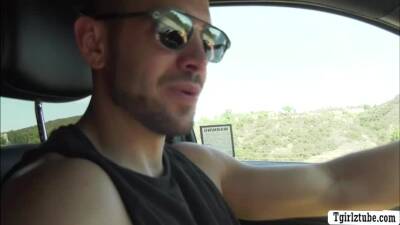 TS hitch hiker Lena Moon analed by big cock - fetishpapa.com