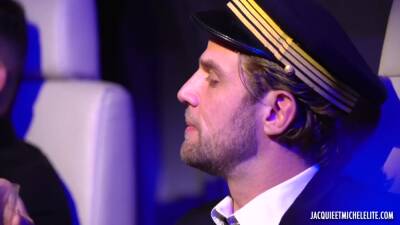 Jessica Lys Hosts The Business Class Airlines Sc.2 - upornia.com - France