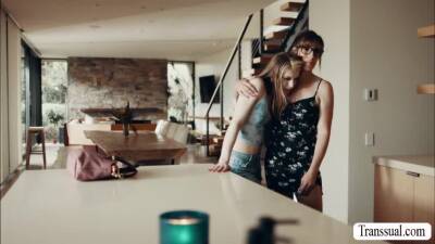 Slut TS stepdaughter analed by TS stepmom - fetishpapa.com