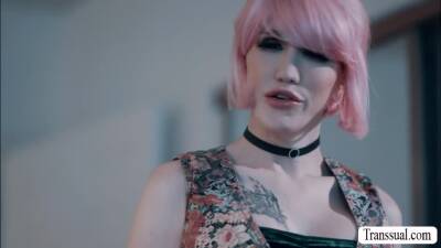 Pink haired shemale analed by sad stepbrother - fetishpapa.com