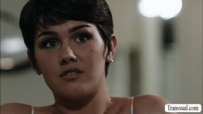 TS stepdaughter gets her ass banged by stepdad - fetishpapa.com