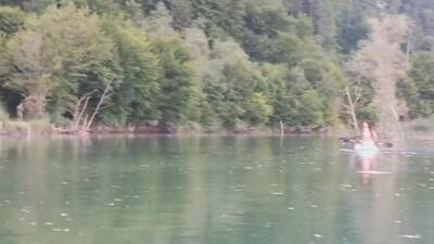 I Took Off My Clothes To Shock N Disturb Fishermen And Border Guards On A Mountain Border Lake - hclips.com