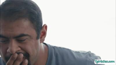 Khloe - Slim brunette ts cutie Khloe Kay takes the bigcock of her stepdad - fetishpapa.com