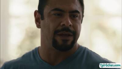 Khloe - Slim brunette ts cutie Khloe Kay takes the bigcock of her stepdad - fetishpapa.com