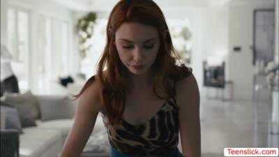 Gorgeous redhead toys the ass of husbands mistress - fetishpapa.com