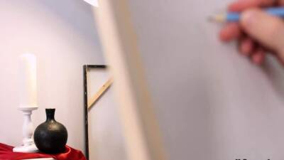 Threesome art and fuck lesson - nvdvid.com