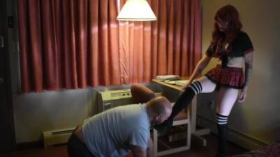 Perverted Tutor Gets Ballbusted - hclips.com