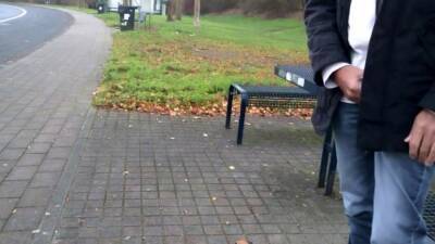 German daddy wanking outdoor - nvdvid.com - Germany