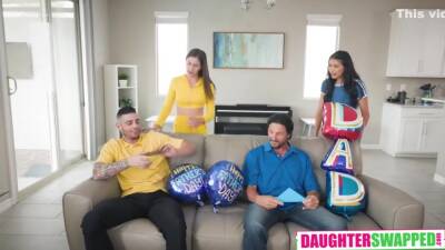 Kourtney Rae And Penelope Woods - Pampering Stepdaddys Billy Bost - hclips.com