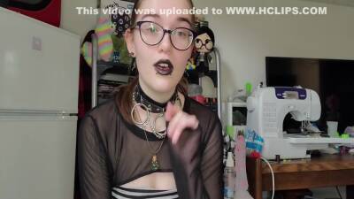 Goth Spits And Strokes Your Cock(joi) - Izzyhellbourne - hclips.com