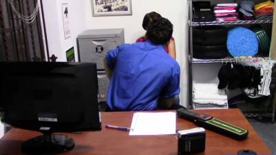 Security guard strip teen shoplifter then fucks her hard - icpvid.com