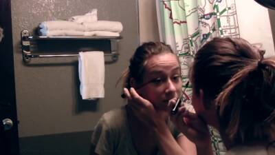 Cassidy Klein - Coed Gets Mouthfucked And Cum Covered After Rough Sex With Bridget Bond And Cassidy Klein - upornia.com