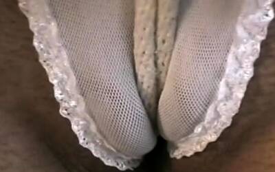 Captivating sweetie is ly drilling her wet fanny - nvdvid.com