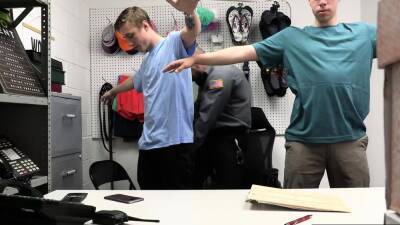 Flexible gay teen thieves fucked by a muscle LP officer - nvdvid.com