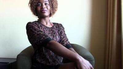 Lovely African Model Exposed in Casting - nvdvid.com