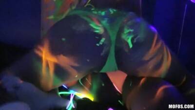 Blacklight Foursome - porntry.com