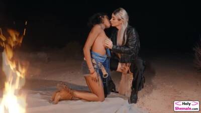 Shemale Natalie Mars outdoor anals tgirl - fetishpapa.com