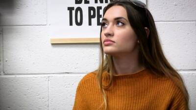 Cute Italian shoplifter threesome punish - nvdvid.com - Italy