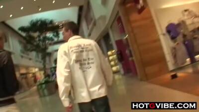 Taking On Two Cocks At The Mall - upornia.com