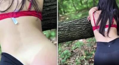 Beurette fait sa pute dans la foret derriere le quartier - drtuber.com