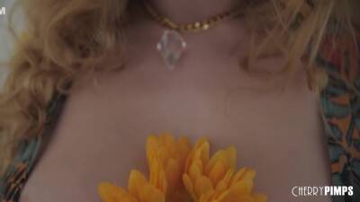 Cream Spread On A Red Carpet - upornia.com