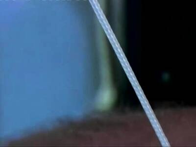 Derek is bound and has his balls pulled tight - nvdvid.com