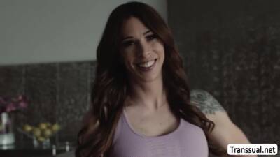 TGirl Casey enjoys sucking her Lovers dick - fetishpapa.com