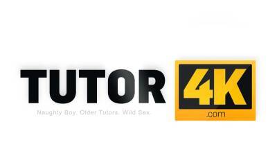 TUTOR4K. Tutor in stockings drilled hard by student - nvdvid.com - Russia