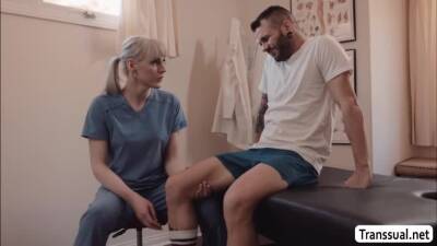 Masseuse TGirl fucks her Clients butthole - fetishpapa.com