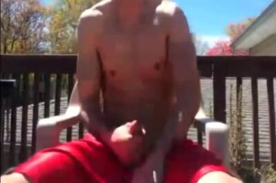 Caught on balcony - fetishpapa.com