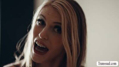 Smalltits TS analed by her shemale stepmom - fetishpapa.com