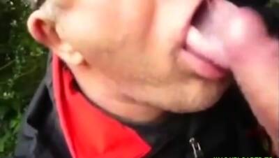 A cum sucker in the woods - nvdvid.com