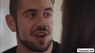 Stepson fucks the ass of her trans stepmom - fetishpapa.com