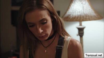 TS stepmother caught and fucks stepdaughter - fetishpapa.com