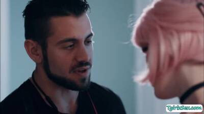 Sultry ts beauty Lena Moon sucks and takes stepbros cock up her ass - fetishpapa.com