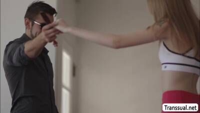 Stepbro visits and fucks his TS stepsisterStepbro visits and fucks his TS stepsister - fetishpapa.com