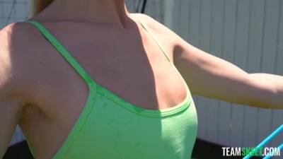 Delilah Day - Dribbling His Balls With Delilah Day - upornia.com